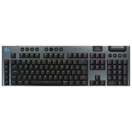 Безжична механична геймърска клавиатура Logitech G915 X LIGHTSPEED Low-Profile, Black US International Linear - 920-012698