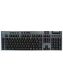 Безжична механична геймърска клавиатура Logitech G915 X LIGHTSPEED Low-Profile, Black US International Linear - 920-012698