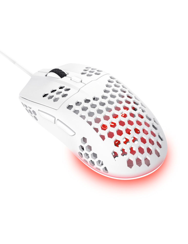 Геймърска мишка Trust GXT928W Helox Lightweight Mouse White - 25389