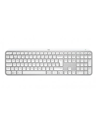 Безжична клавиатура Logitech MX Keys S, PALE GREY - 920-011588