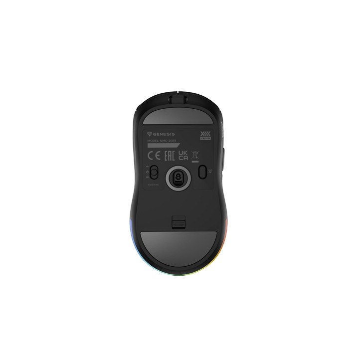 Безжична геймърска мишка Genesis Zircon XIII Custom Wireless 26000 DPI Black - NMG-2089