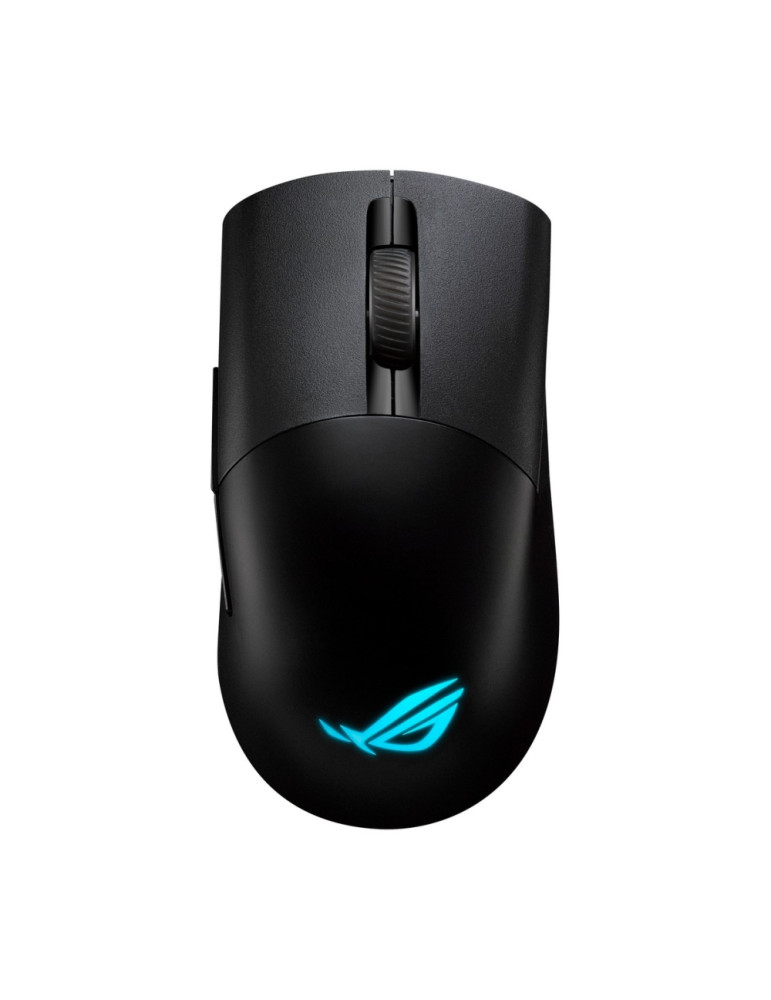 Мишка Asus ROG Keris Wireless AimPoint Gaming Mouse, Tri-mode connectivity (2.4GHz RF, Bluetooth, Wired), 36000 DPI sensor, 5 programmable buttons, ROG SpeedNova, Replaceable switches, Paracord cable, Black - 90MP02V0-BMUA00