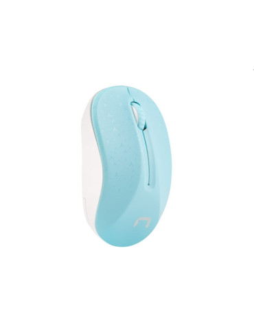 Безжична геймърска мишка Natec Genesis Toucan 1600 DPI Optical Blue-White - NMY-1651