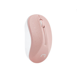 Безжична геймърска мишка Natec Genesis Toucan 1600 DPI Optical Pink-White - NMY-1652