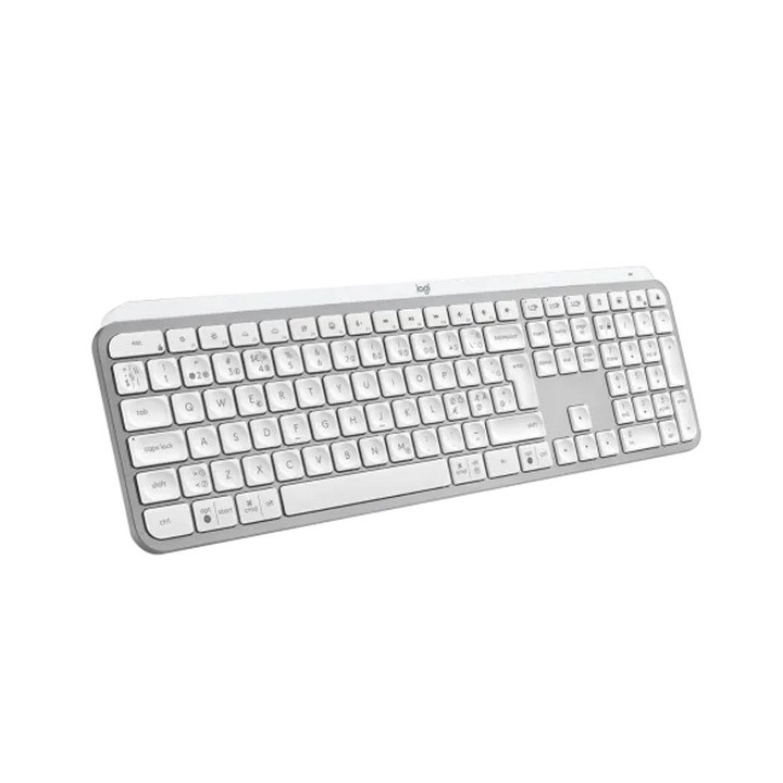 Безжична клавиатура Logitech MX Keys S, PALE GREY - 920-011588