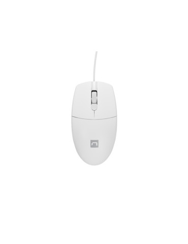Геймърска мишка Natec Ruff 1000 DPI Optical White - NMY-1988
