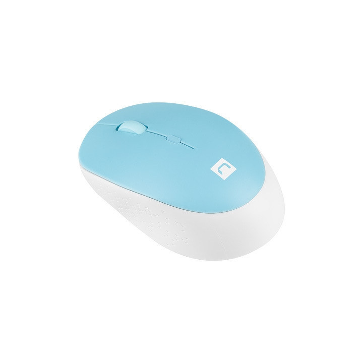 Bluetooth геймърска мишка Natec Genesis Harrier 2, 1600 DPI Bluetooth 5.1 White-Blue - NMY-1963