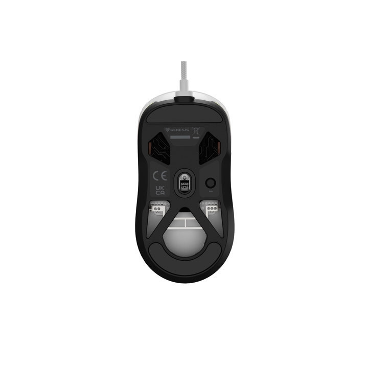 Геймърска мишка Natec Genesis Krypton 660 12000 DPI RGB White - NMG-2190