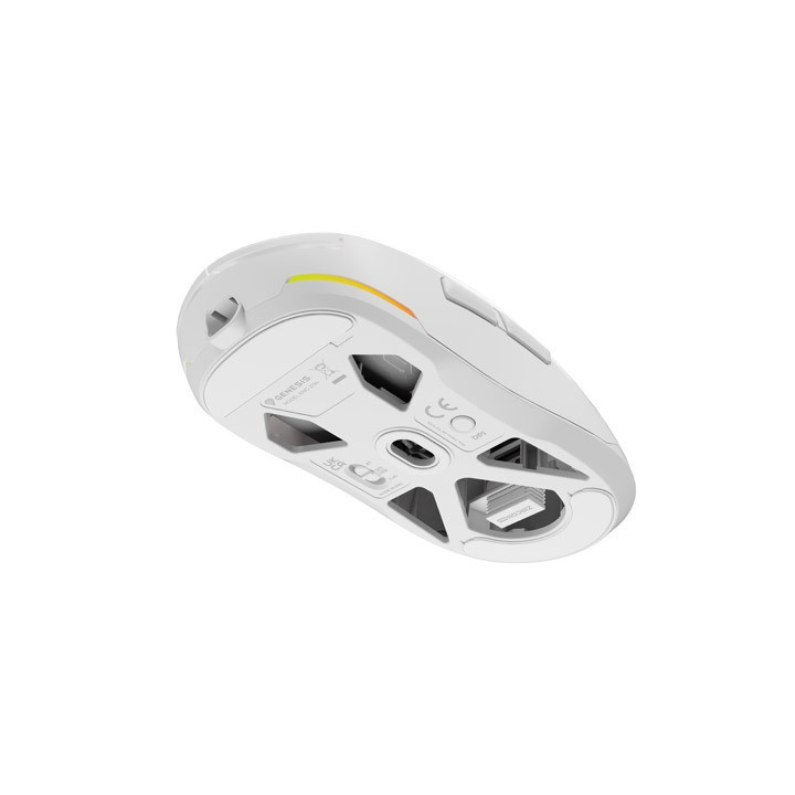 Безжична геймърска мишка Natec Genesis Zircon 660 Pro Wireless 26000 DPI White - NMG-2194