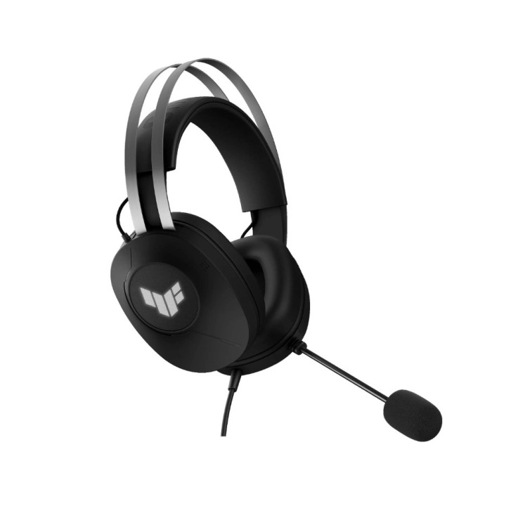Геймърски слушалки AsusTUF Gaming H1 Gen II, USB-A , Virtual 7.1 Surround Sound, Team-Speak Certified Mic, Durable Ear Cushions, For PC, PS5, Black - 90YH044B-BHUA00