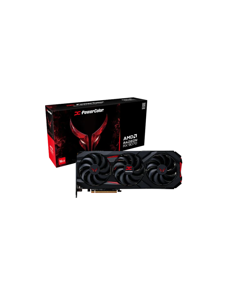 Видео карта PowerColor Radeon RX 9070 Red Devil 16GB GDDR6 - 1A1-G00426100G