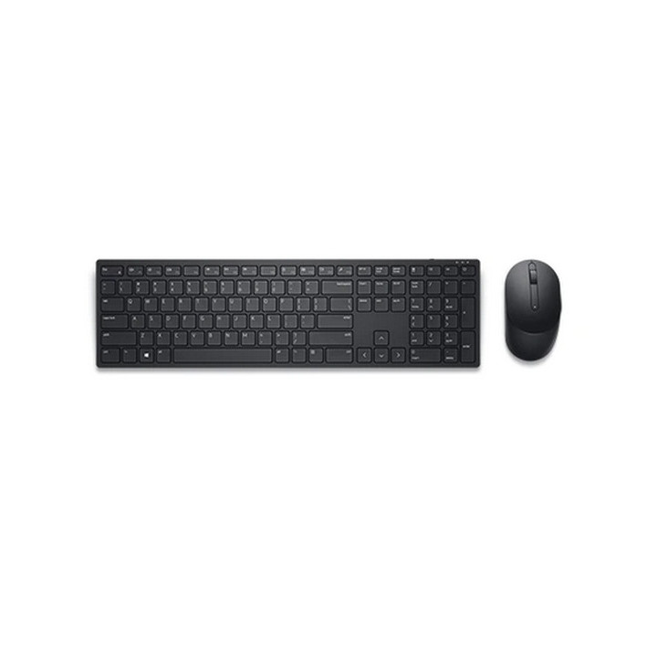Безжичен комплект клавиатура с мишка Dell Pro KM5221W, US International (QWERTY) - 580-AJRP