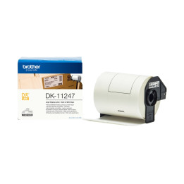 Консумативи за етикетни устройства Brother DK-11247 Large Shipping Paper 103mm x 164mm (180), Black on White - DK11247