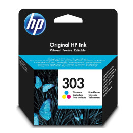 Консумативи за мастилоструен печат HP 303 Tri-color Original Ink Cartridge - T6N01AE