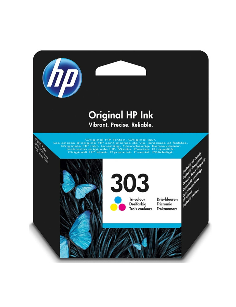 Консумативи за мастилоструен печат HP 303 Tri-color Original Ink Cartridge - T6N01AE