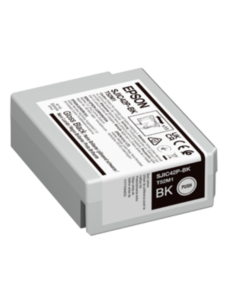 Консуматив Epson SJIC42P-BK Ink cartridge for ColorWorks C4000e BK (Black) - C13T52M140