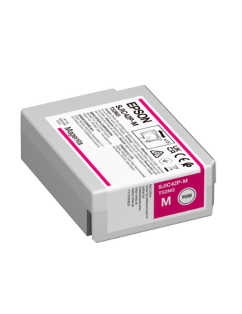 Консуматив Epson SJIC42P-M Ink cartridge for ColorWorks C4000e ( Magenta) - C13T52M340