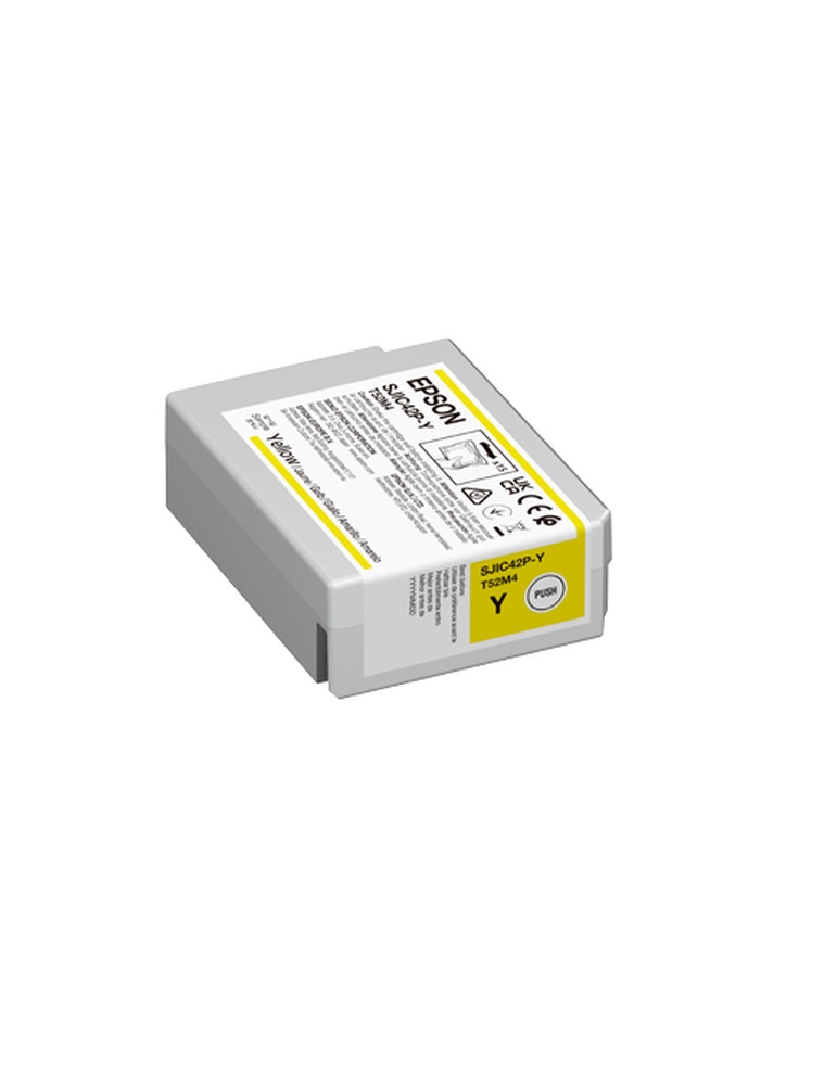 Консуматив Epson SJIC42P-Y Ink cartridge for ColorWorks C4000e ( Yellow) - C13T52M440