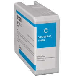 Консуматив Epson SJIC36P(C): Ink cartridge for ColorWorks C6500/C6000 (Cyan) - C13T44C240