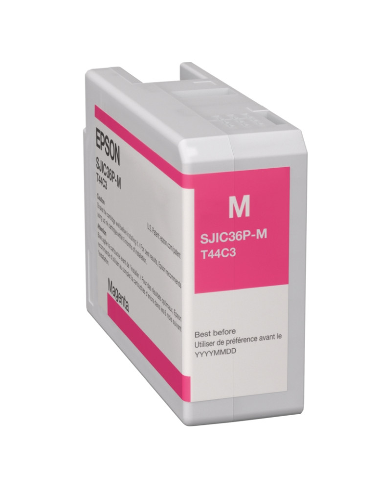 Консуматив Epson SJIC36P(M): Ink cartridge for ColorWorks C6500/C6000 (Magenta) - C13T44C340