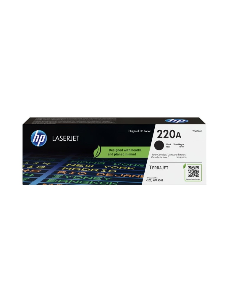 Консумативи за лазерен печат HP 220A Black Original LaserJet Toner Cartridge - W2200A