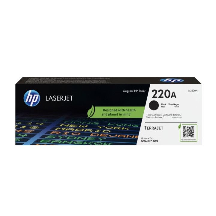 Консумативи за лазерен печат HP 220A Black Original LaserJet Toner Cartridge - W2200A
