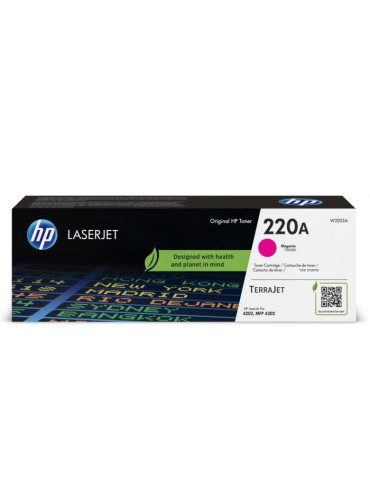 Консумативи за лазерен печат HP 220A Magenta Original LaserJet Toner Cartridge - W2203A