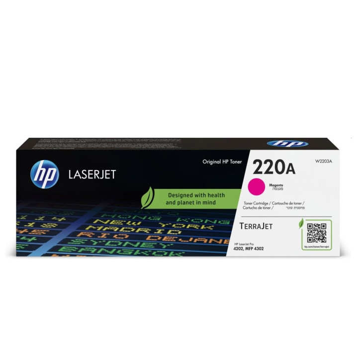 Консумативи за лазерен печат HP 220A Magenta Original LaserJet Toner Cartridge - W2203A