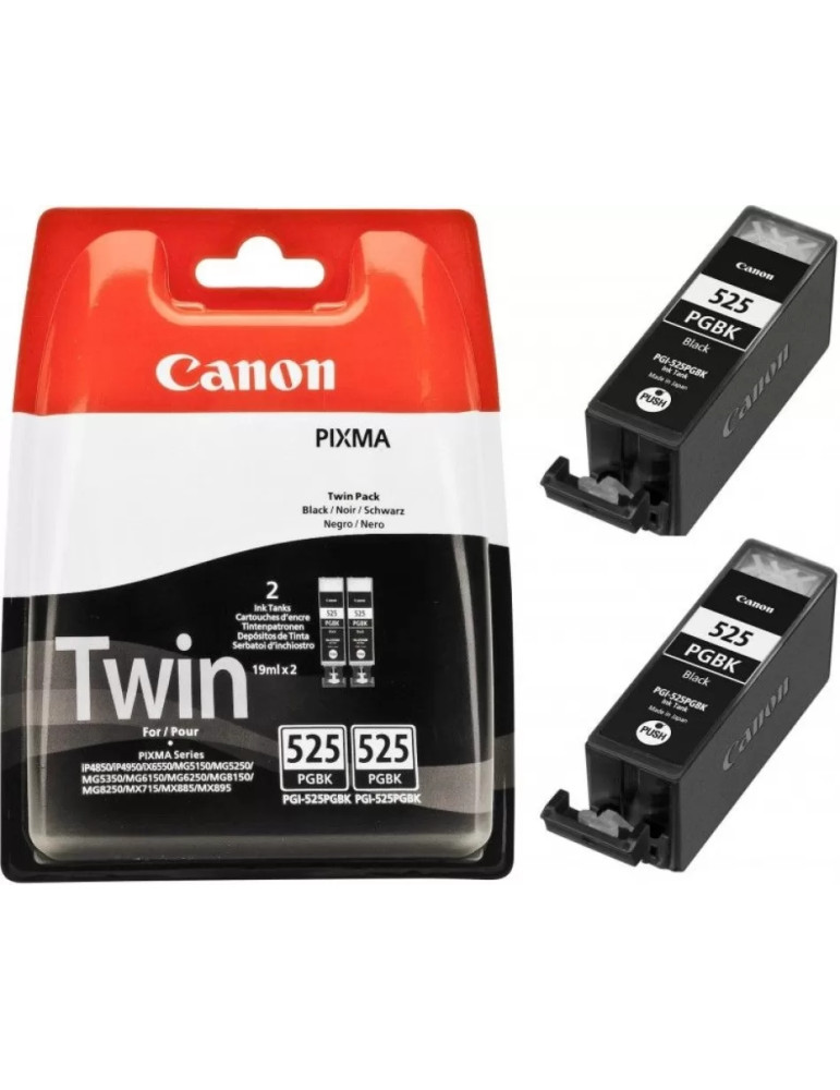 Консумативи за мастилоструен печат Canon PGI-525 BK Twin - 4529B017AA