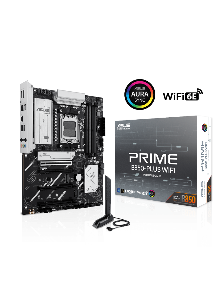Дънна платка Asus PRIME B850-PLUS WIFI 6E, AM5 - 90MB1L80-M0EAY0