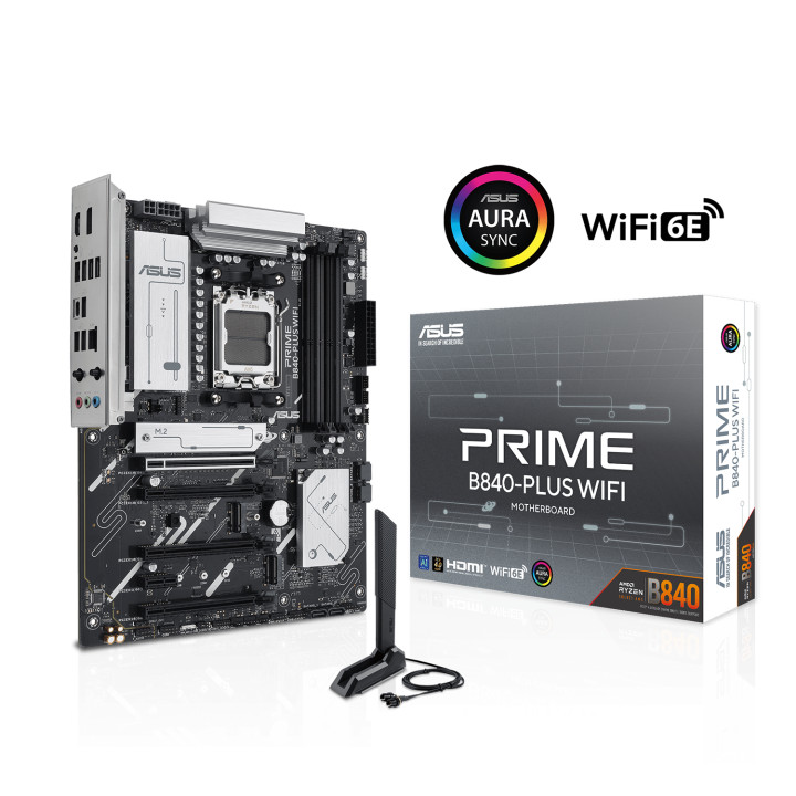 Дънна платка Asus PRIME B840-PLUS WIFI DDR5, AM5 - 90MB1IZ0-M0EAY0