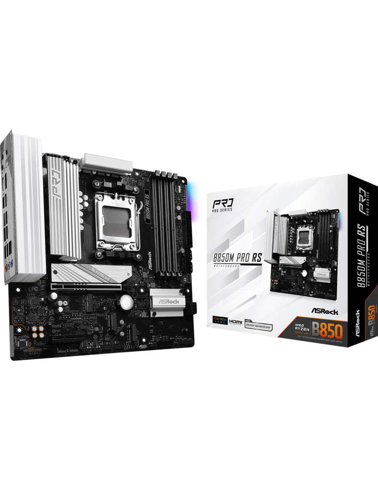 Дънна платка AsRock B850M Pro RS socket AM5 - ASR-MB-B850M-PRO-RS