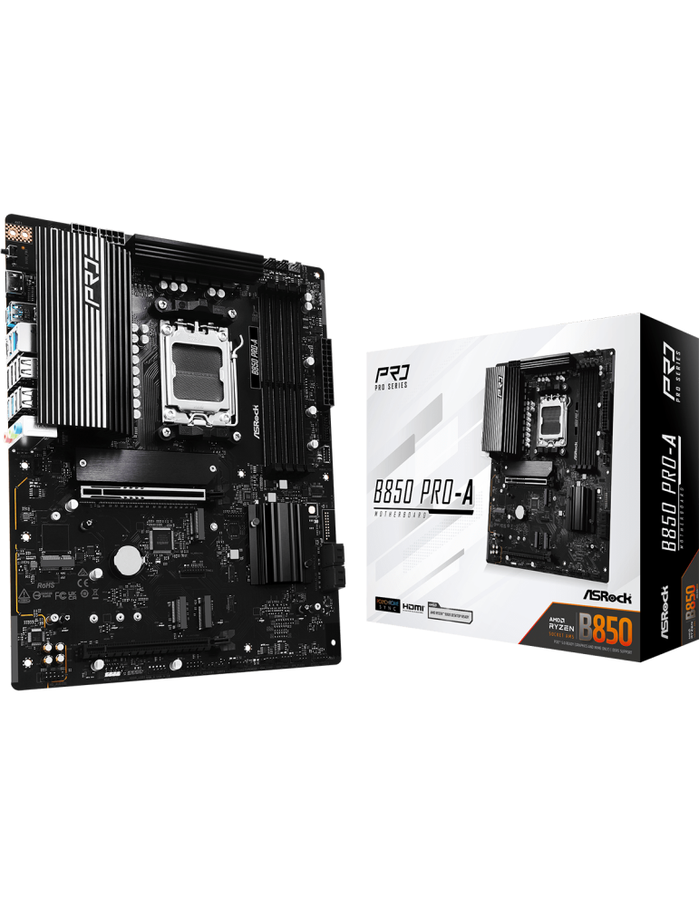 Дънна платка AsRock B850 PRO-A, AM5