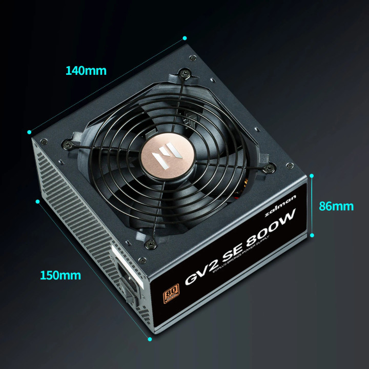 Захранване Zalman 800W Bronze - ZM800-GV2-SE