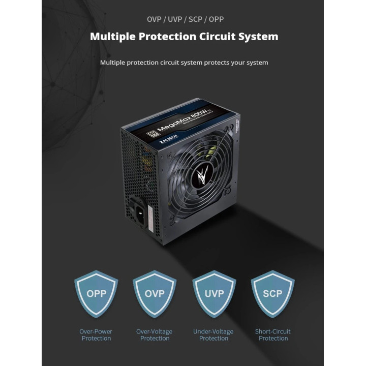 Захранване Zalman MegaMax 800W 80  - ZM800-TXII