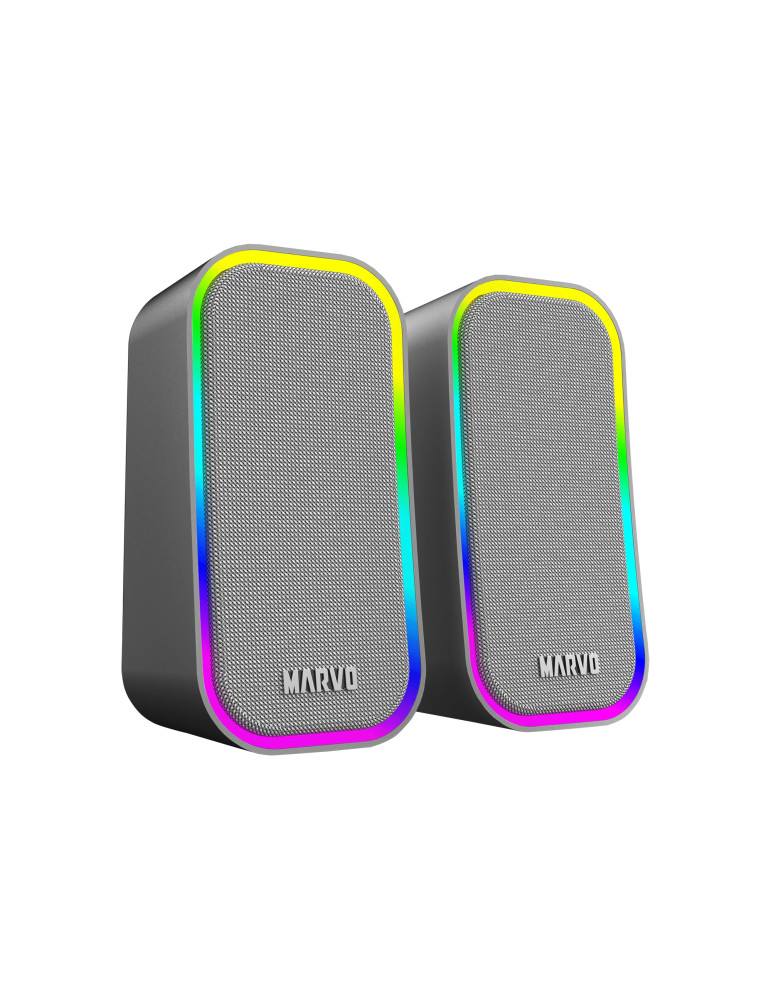 Тонколони Marvo Gaming Speakers 2.0 6W Havoc 20 Grey - MARVO-SG-285-GY