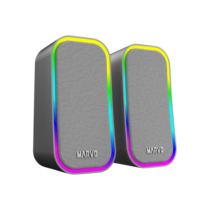 Тонколони Marvo Gaming Speakers 2.0 6W Havoc 20 Grey - MARVO-SG-285-GY