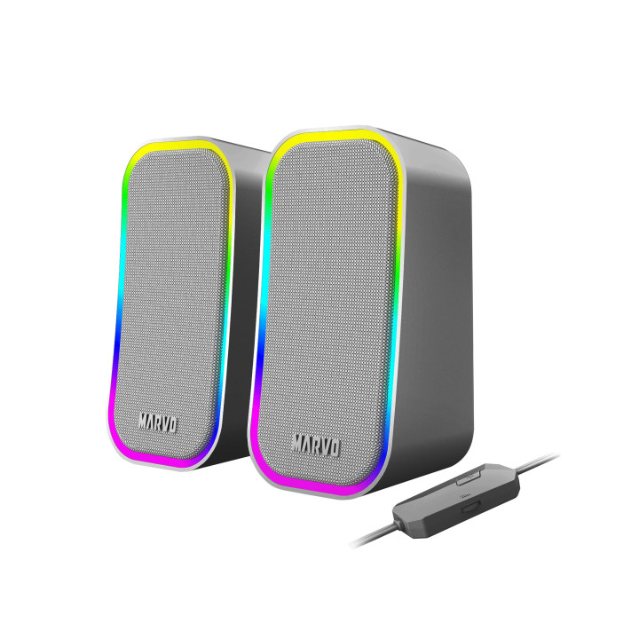 Тонколони Marvo Gaming Speakers 2.0 6W Havoc 20 Grey - MARVO-SG-285-GY