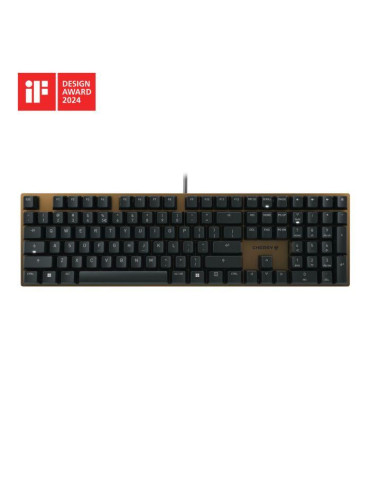Механична клавиатура Cherry KC 200MX RED, Тънка, Черна - G80-3950LHBEU-2