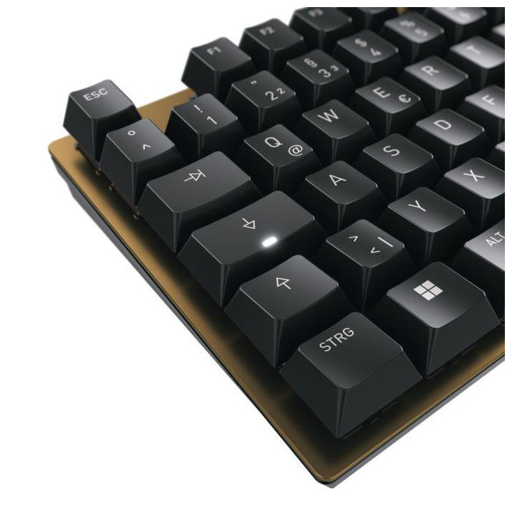 Механична клавиатура Cherry KC 200MX RED, Тънка, Черна - G80-3950LHBEU-2