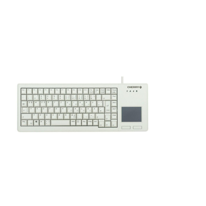 Индустриална клавиатура Cherry G84-5500 XS Touchpad, Бяла - G84-5500LUMEU-0