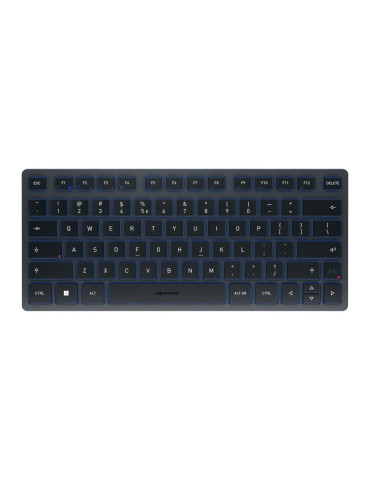 Bluetooth клавиатура Cherry KW 7100 MINI BT, Черна - JK-7100EU-22