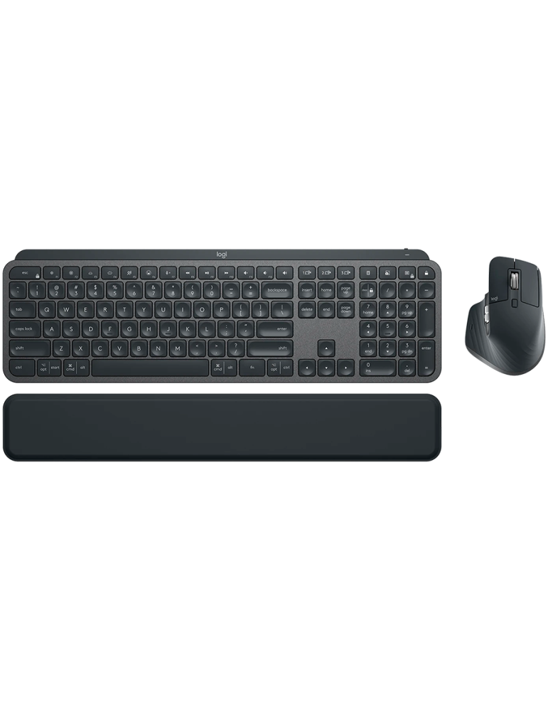 Bluetooth комплект клавиатура и мишка Logitech Клавиатура MX Keys Bluetooth Combo Gen 2, GRAPHITE, US INT'L, B2B - 920-010933