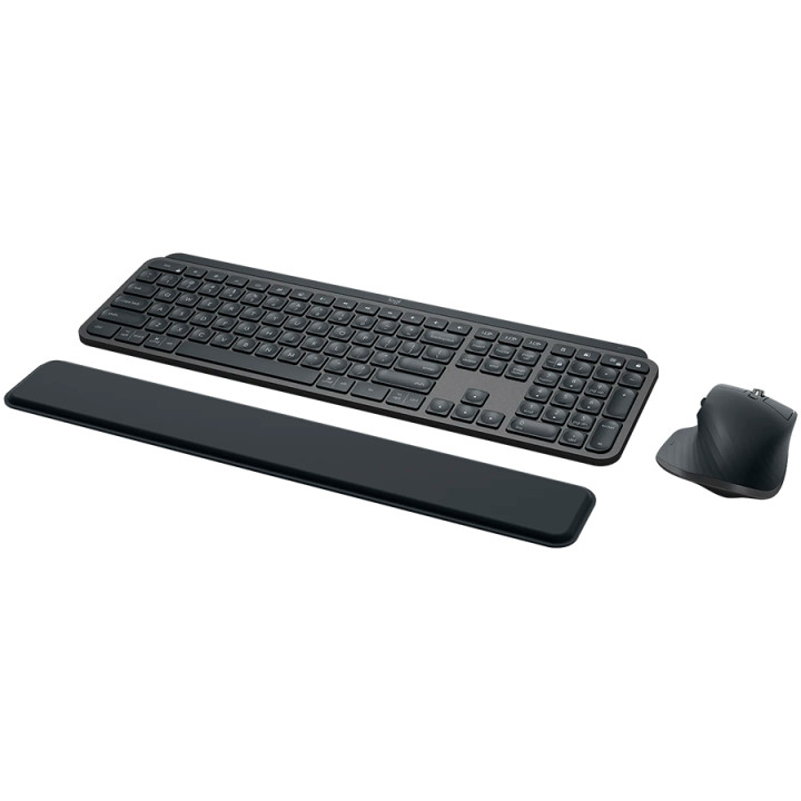 Bluetooth комплект клавиатура и мишка Logitech Клавиатура MX Keys Bluetooth Combo Gen 2, GRAPHITE, US INT'L, B2B - 920-010933