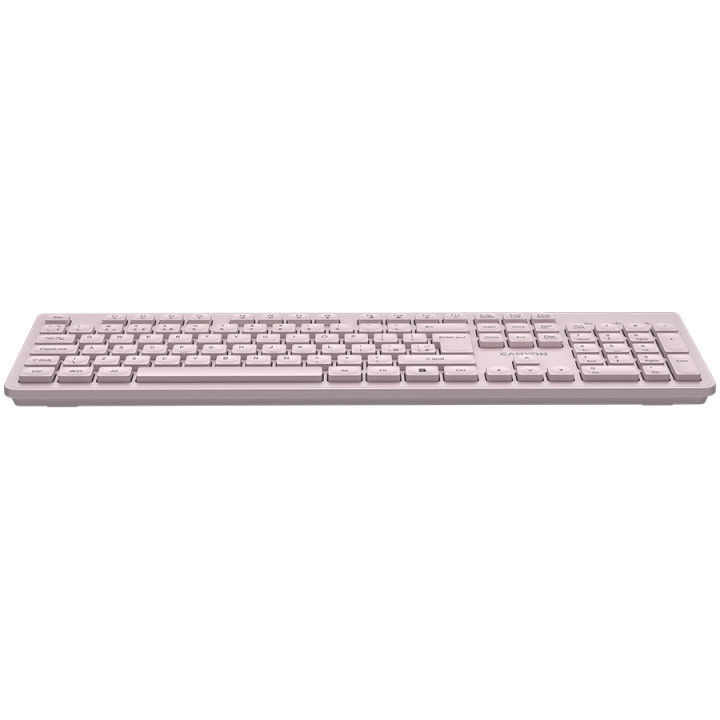 Безжична клавиатура Canyon HKB-W01 UK/US AAA, Beige - CNS-HKBW01BG