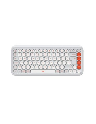 Bluetooth клавиатура Logitech Pop Icon Keys - White , US INT'L, INTNL-973 - 920-013072