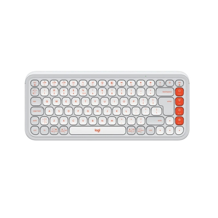 Bluetooth клавиатура Logitech Pop Icon Keys - White , US INT'L, INTNL-973 - 920-013072