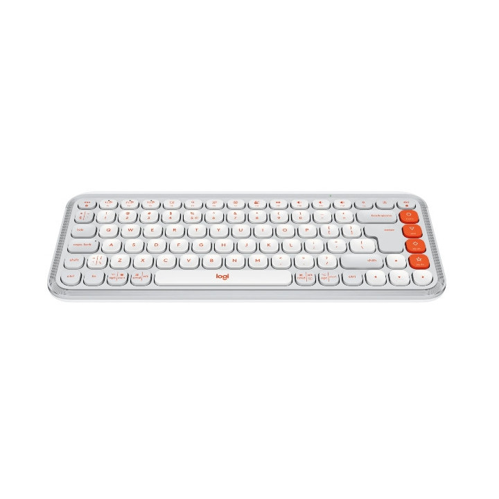 Bluetooth клавиатура Logitech Pop Icon Keys - White , US INT'L, INTNL-973 - 920-013072