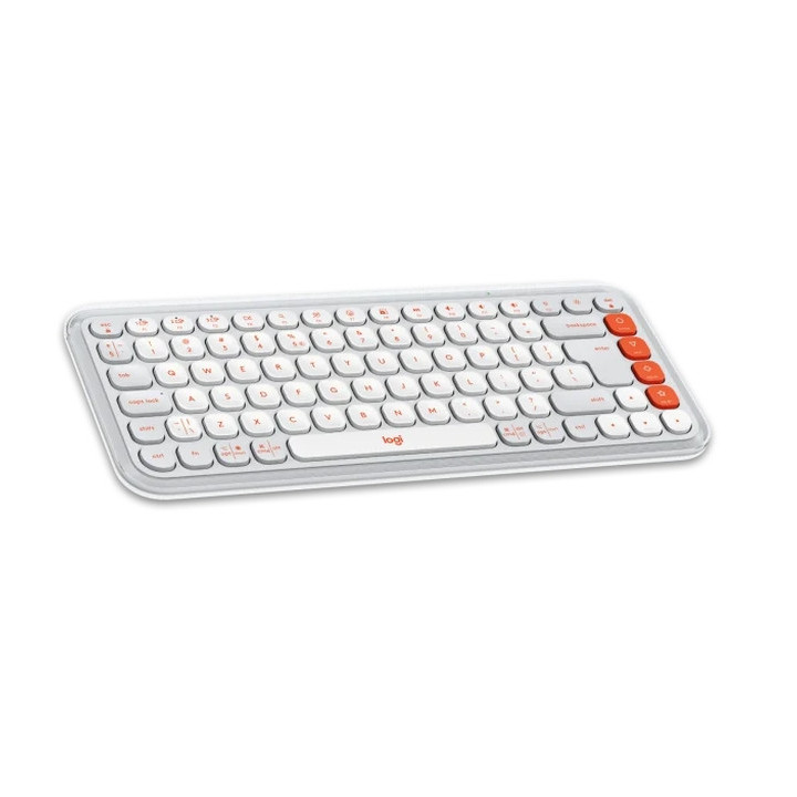 Bluetooth клавиатура Logitech Pop Icon Keys - White , US INT'L, INTNL-973 - 920-013072