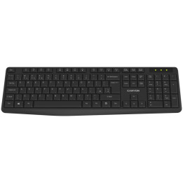 Безжична клавиатура Canyon KB-W01, Black EN/BG - CNE-CKEYW01-BG